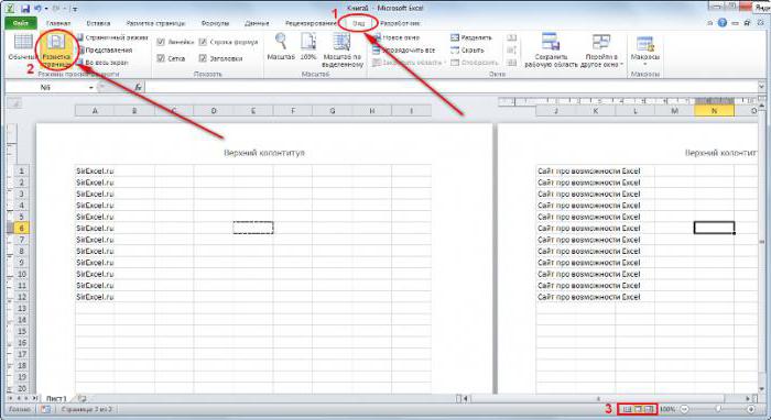 Όπως και στο Excel, αφαιρέστε την επιγραφή "Σελίδα 1": η απλούστερη τεχνική